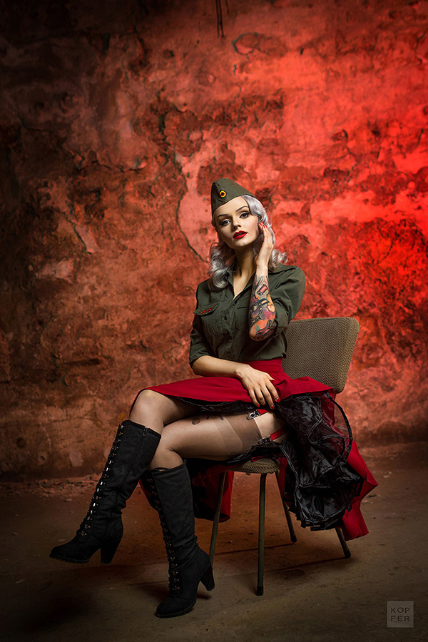 Fotografia Damian Kopka - Kopfer, glamour, rockagirl, fotograf, łódż, łódzkie, tfp,  portret, sesje zdjęciowe, buduarowo, zmysłowo, kobieco