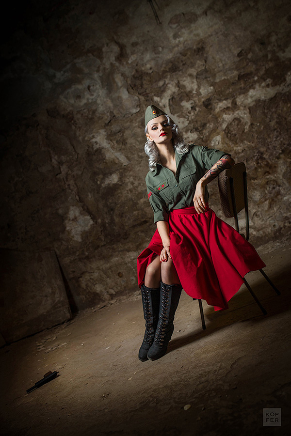 Fotografia Damian Kopka - Kopfer, glamour, rockagirl, fotograf, łódż, łódzkie, tfp,  portret, sesje zdjęciowe, buduarowo, zmysłowo, kobieco